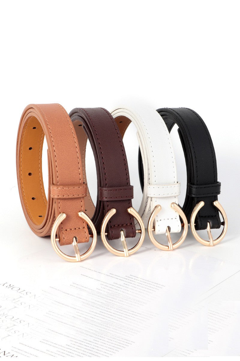 Everett Single Ring Belt - Brown