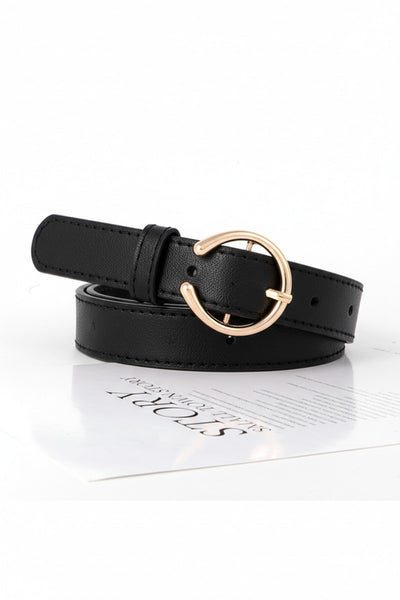 Everett Single Ring Belt - Black