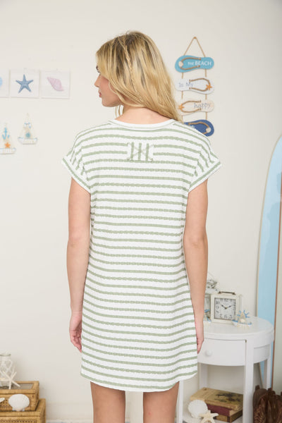 Brystol Stripe T-Shirt Dress
