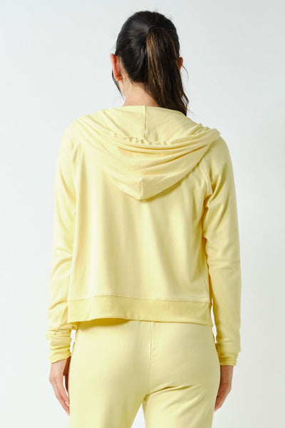 Skye Hacci Lounge Zip Jacket - Yellow Glow