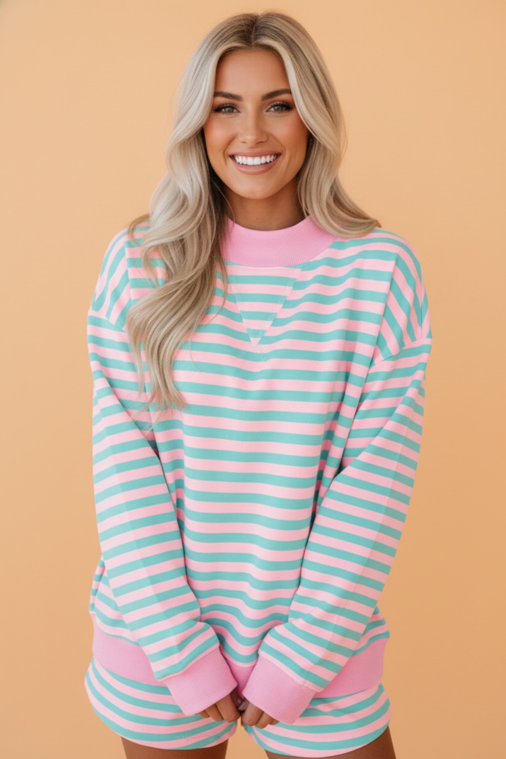 Tansy Stripe Lounge Set - SIZE MEDIUM