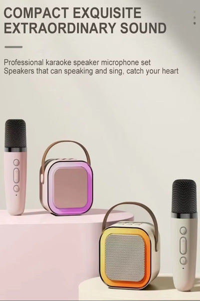 Karaoke Bluetooth Speaker Set - Blue