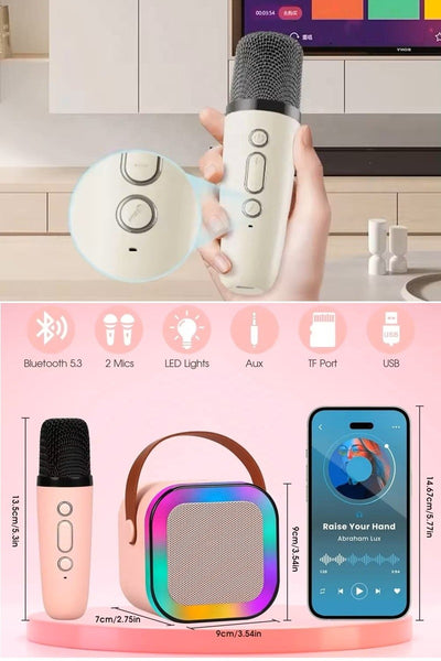 Karaoke Bluetooth Speaker Set - Blue