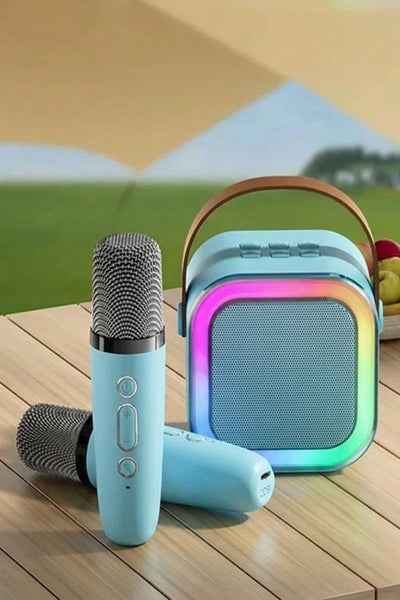 Karaoke Bluetooth Speaker Set - Blue