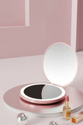 Soft Glam Compact Mirror - Pink
