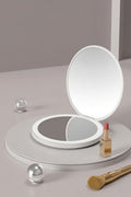 Soft Glam Compact Mirror - White