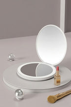 Soft Glam Compact Mirror - Pink