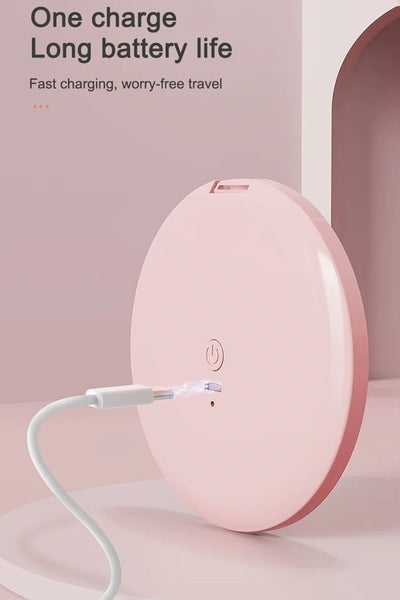 Soft Glam Compact Mirror - Pink