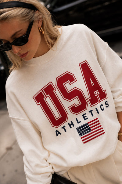 USA Athletics Embroidered Sweatshirt