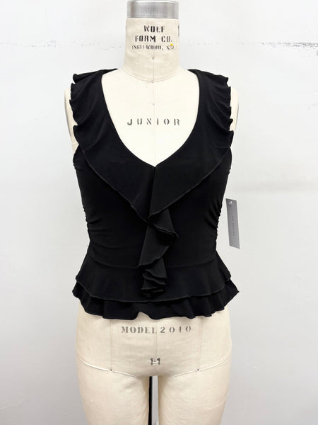 Livia Ruffle Peplum Tank