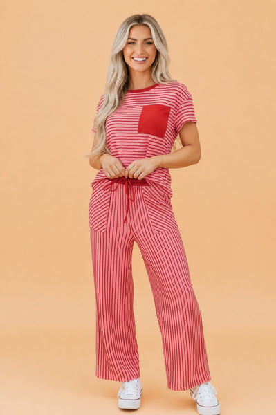 PREORDER Pamela Stripe Lounge Set