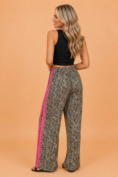 PREORDER Fierce Energy Stripe Leopard Pant