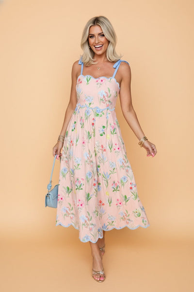 PREORDER Wisteria Lane Floral Dress