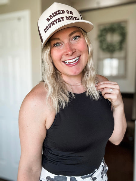 Down Home Trucker Hat - Raised on Country Music