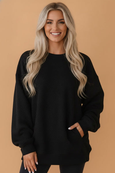 PREORDER Sway Textured Pullover Sweatshirt