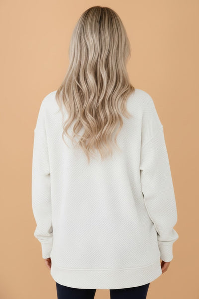 PREORDER Sway Textured Pullover Sweatshirt