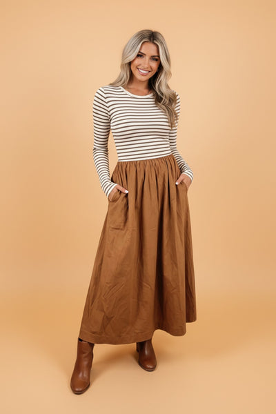 PREORDER Esti Striped Top Dress
