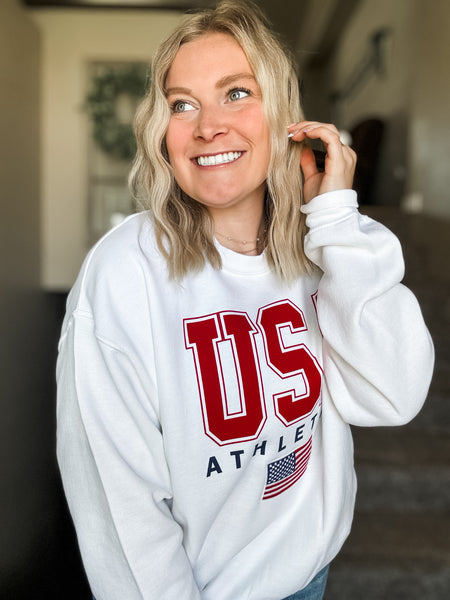 USA Athletics Embroidered Sweatshirt
