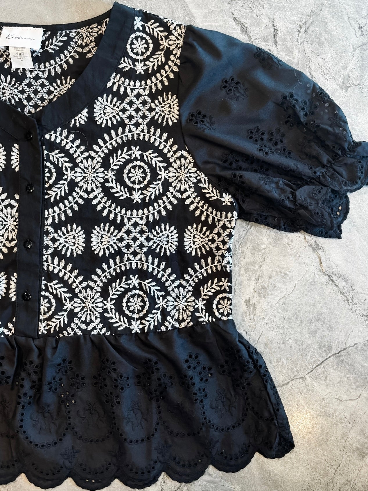 Marciella Eyelet Lace Top