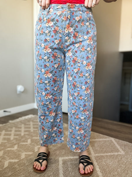Painted Prairie Barrel Jeans