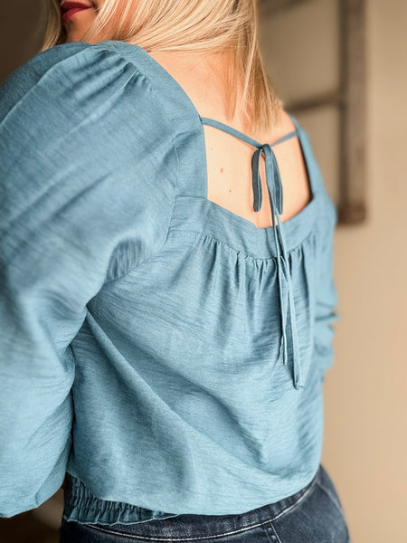 Clara Square Neck Blouse