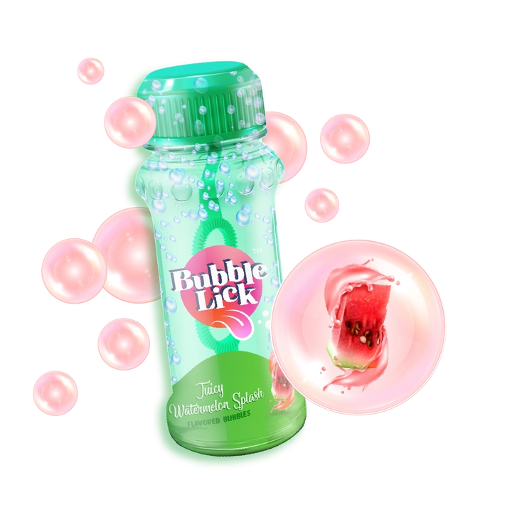 BubbleLick Flavored Bubbles - Watermelon