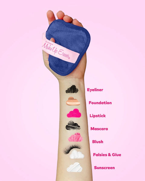 Weekenders Blue Makeup Easer 3-Day Set