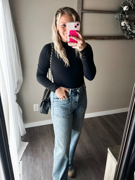 Frankie Slouchy Patch Pocket Jeans