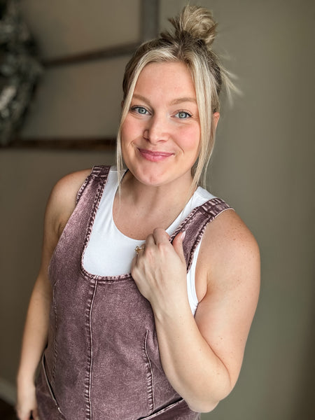 PREORDER Anya Denim Overall Dress