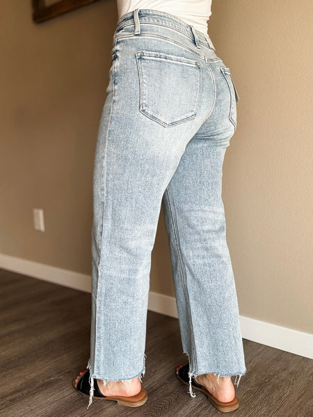 Melodie High Rise Straight Jean