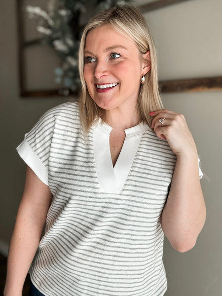 Jennalee Stripe Top