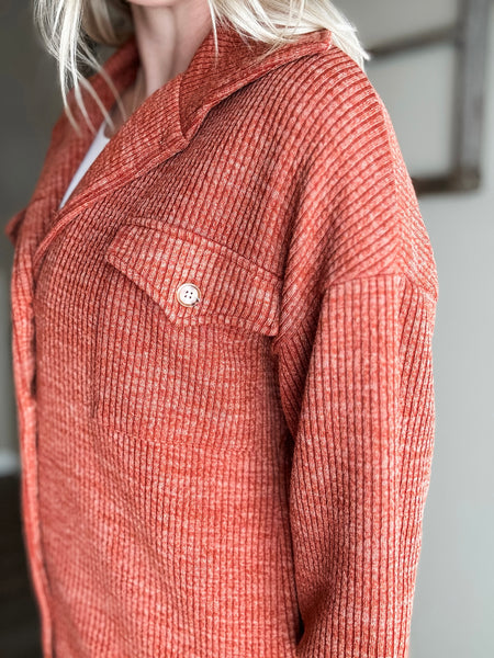 PREORDER Sayer Ribbed Shacket