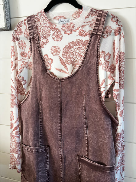 PREORDER Anya Denim Overall Dress