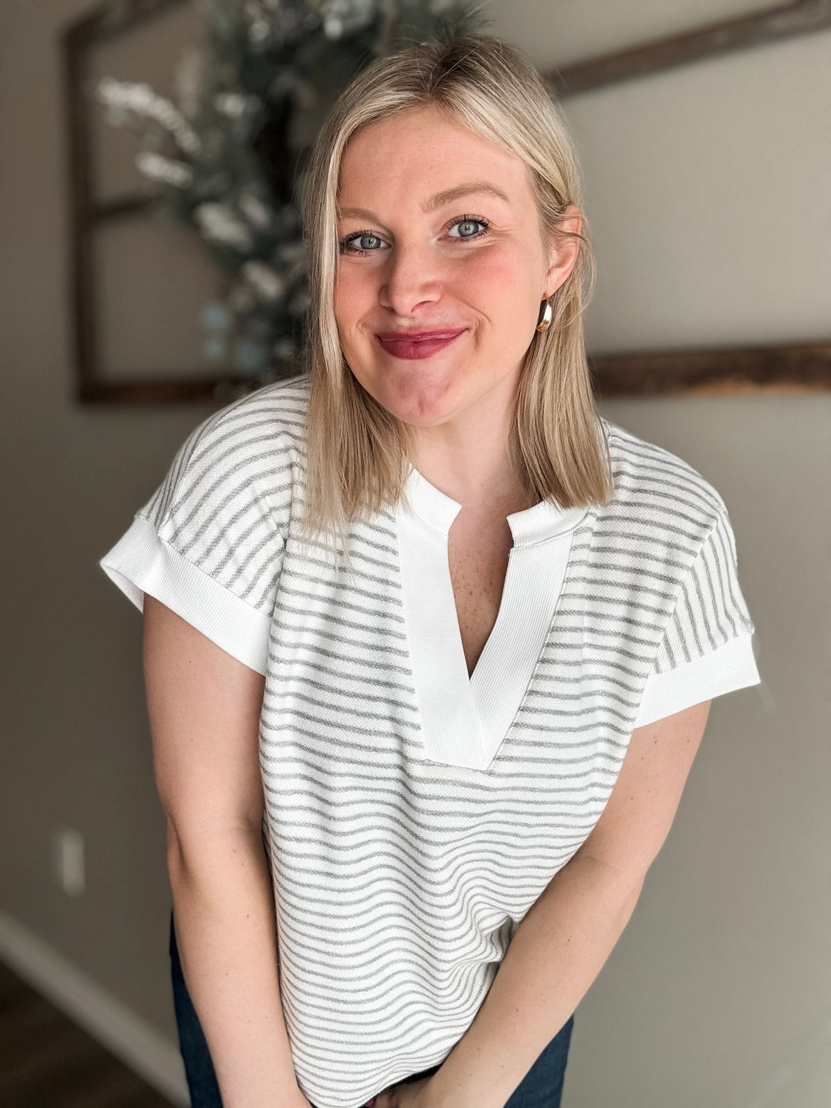 Jennalee Stripe Top