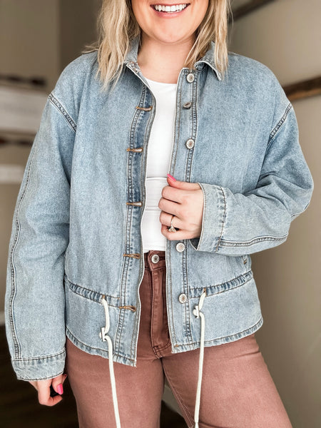 PREORDER Tula Cinched Denim Jacket