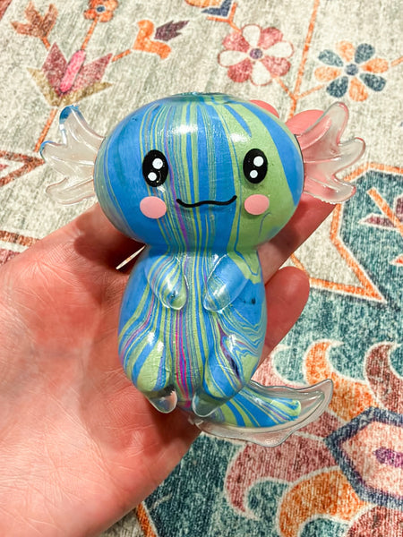 Axolotl Squishy - Blue