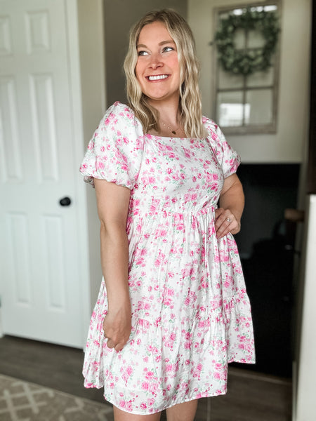 PREORDER Petal Promise Floral Ribbon Dress