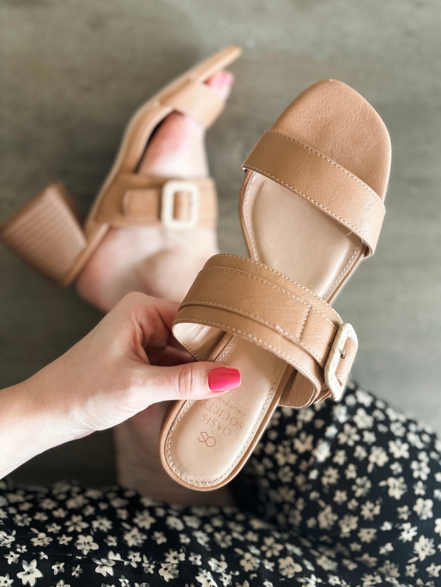 Raney Simple Block Heel