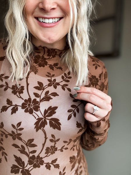 PREORDER Evani Floral Lace Top