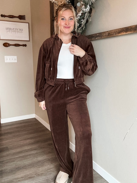 Rietta Velour Sweats Set