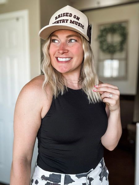 Down Home Trucker Hat - Raised on Country Music