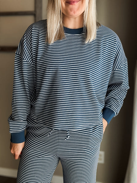 Merrin Stripe Lounge Set