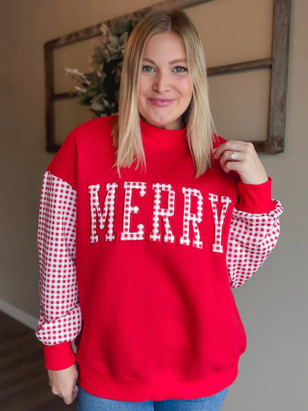 PREORDER Merry Mock Neck Pullover