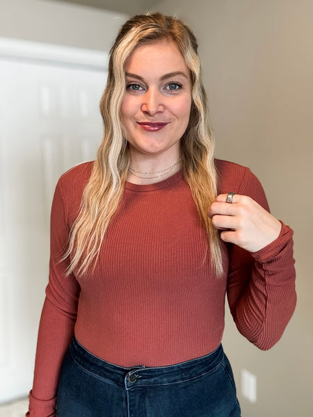 Nina Ribbed Bodysuit