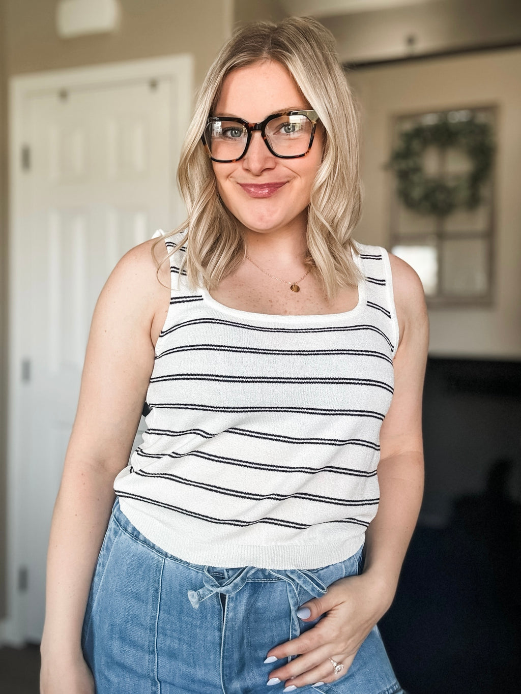 Scottie Stripe Tank Top