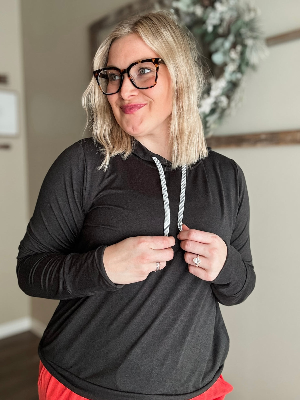 Verity Yoga Hoodie - Black