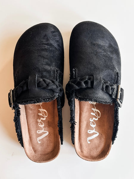 Braided Clog - Black