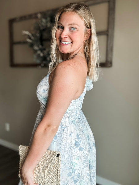 PREORDER Mireya One Shoulder Floral Dress
