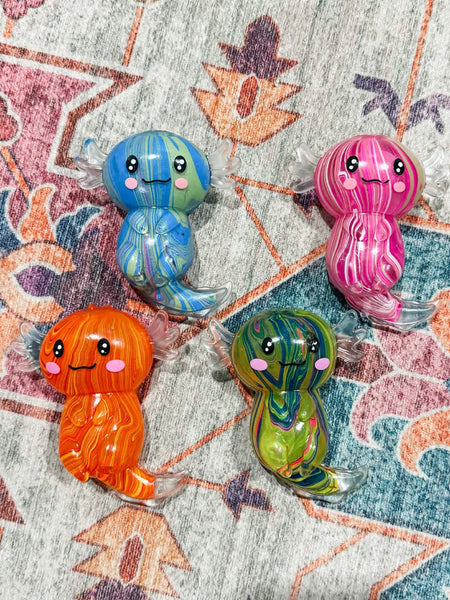 Axolotl Squishy - Orange