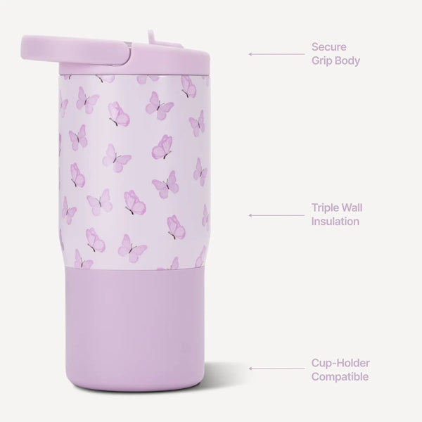 HydroJug 14 oz Sport Kids Water Bottle - Flutter